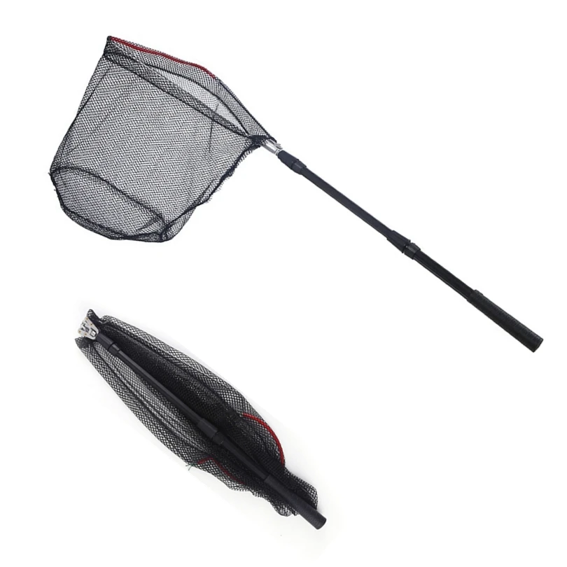 Folding Fishing Net Length Retractable 130cm / 51inch Telescoping Aluminum Alloy Pole Fly Fishing Landing Net
Folding Fishing Net Length Retractable 130cm / 51inch Telescoping Aluminum Alloy Pole Fly Fishing Landing Net