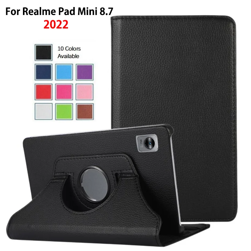 Funda For Realme Pad Mini 2022 Tablet Case 360 Degree Rotating PU Leather Stand Cover for Realme Pad 8.7 inch RMP2105 Coque
Funda For Realme Pad Mini 2022 Tablet Case 360 Degree Rotating PU Leather Stand Cover for Realme Pad 8.7 inch RMP2105 Coque