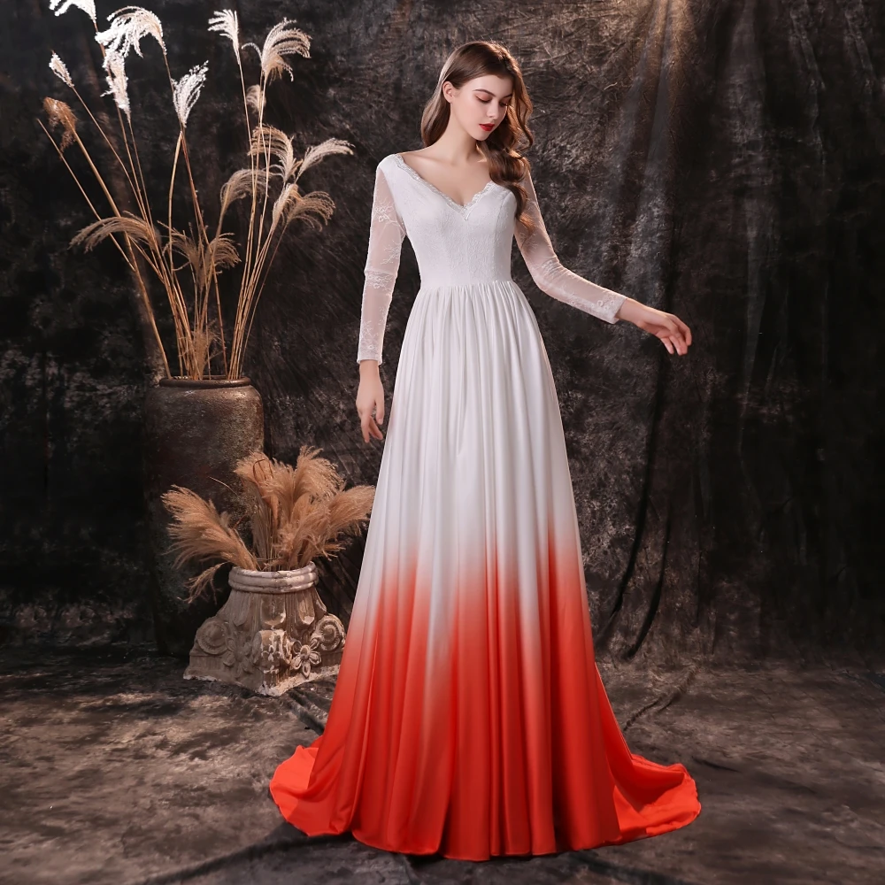 Noble Club 2023 New Cocktail V Neckline Formal A Line Evening Full Sleeve Party Lady Gown Sweep Train Prom Dress
Noble Club 2023 New Cocktail V Neckline Formal A Line Evening Full Sleeve Party Lady Gown Sweep Train Prom Dress