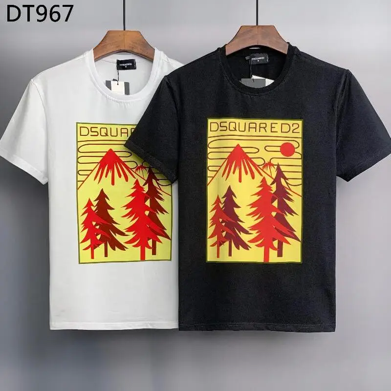 Dsquared2 Cotton Round Neck Short Sleeve Shirt Letter Print Casual Top T-shirt DT967
Dsquared2 Cotton Round Neck Short Sleeve Shirt Letter Print Casual Top T-shirt DT967
