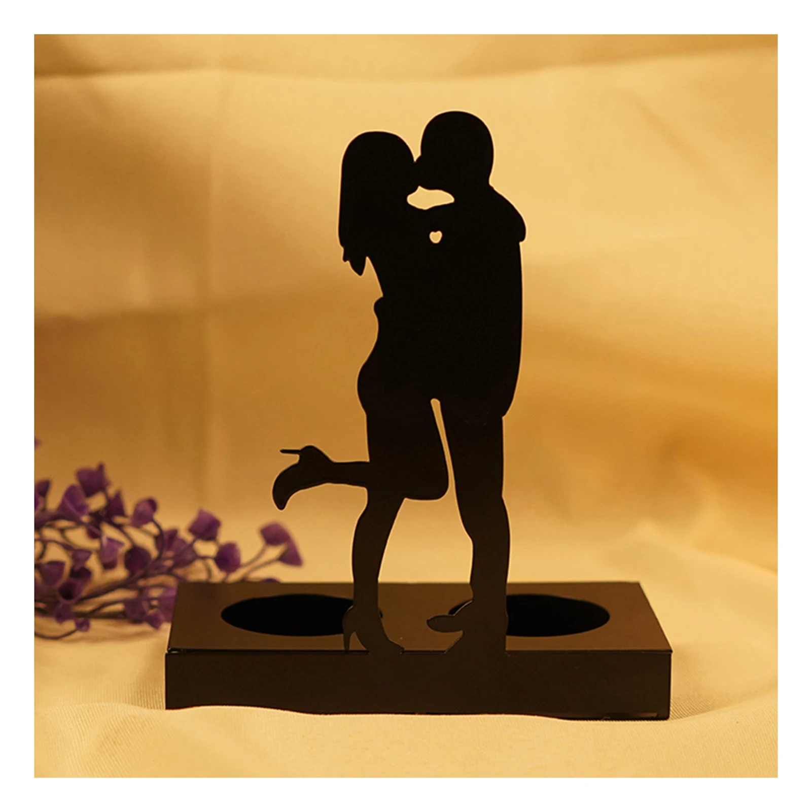 Creative Metal Wedding Candle Holder Romantic Valentine's Day Desktop Ornament
Creative Metal Wedding Candle Holder Romantic Valentine's Day Desktop Ornament