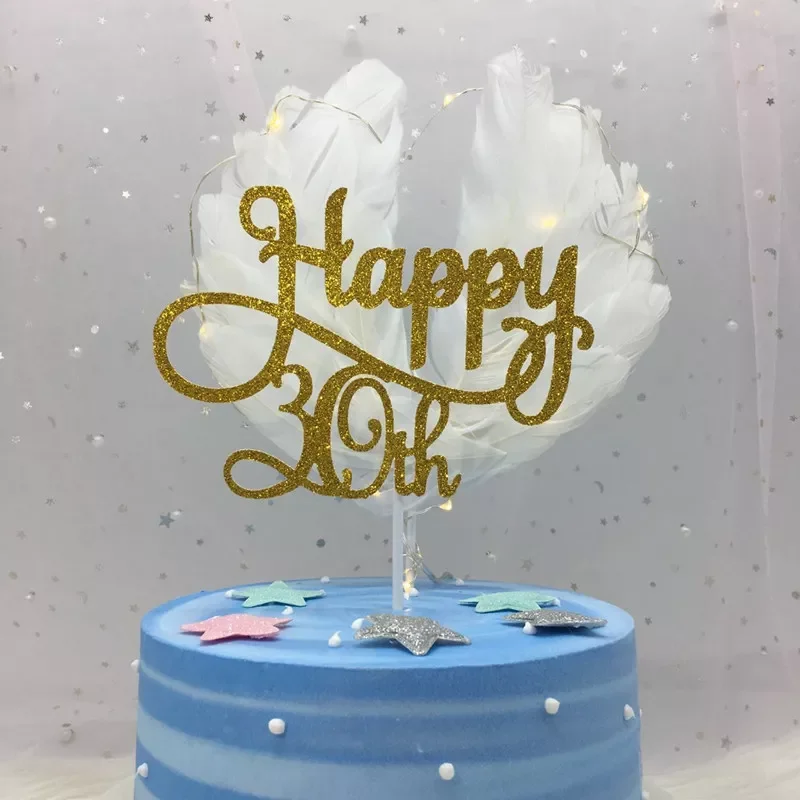 Gold/Silver/Black Advanced Glitter Happy 30 40 50 60th Cake Topper Fiftieth Birthday Party Decorations Cake Accessory Supplies
Gold/Silver/Black Advanced Glitter Happy 30 40 50 60th Cake Topper Fiftieth Birthday Party Decorations Cake Accessory Supplies