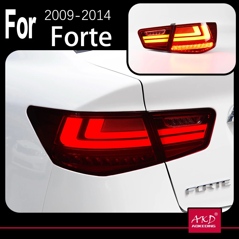 AKD Car Model for Kia Forte Tail Lights 2009-2014 Cerato LED Tail Lamp LED DRL Brake Dynamic Signal Reverse auto Accessories
AKD Car Model for Kia Forte Tail Lights 2009-2014 Cerato LED Tail Lamp LED DRL Brake Dynamic Signal Reverse auto Accessories