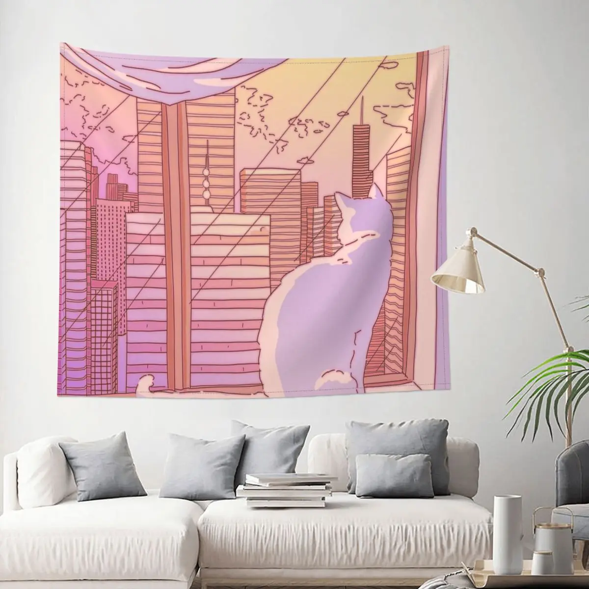 Tapestry City View Aesthetic Retro Kawaii Decor Wall Room Home Decoration Hanging Living room Kawaii Aesthetic Fashion 
Tapestry City View Aesthetic Retro Kawaii Decor Wall Room Home Decoration Hanging Living room Kawaii Aesthetic Fashion