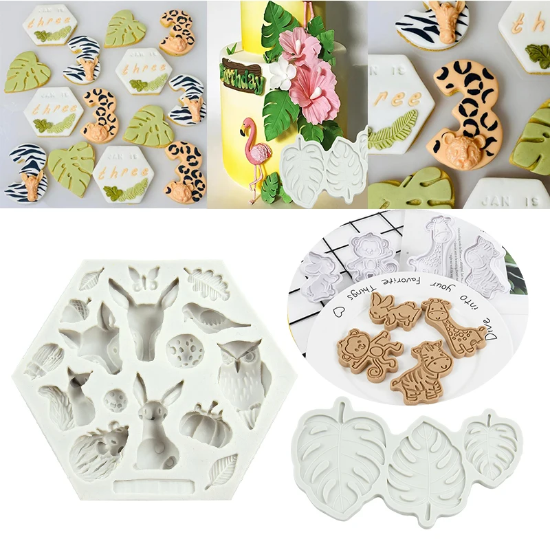 Forest Animal Cookie Cutters Plastic 3D Cartoon Elephant Lion Shape Pressable Biscuit Mold Stamp Kitchen Pastry Baking Tool
Forest Animal Cookie Cutters Plastic 3D Cartoon Elephant Lion Shape Pressable Biscuit Mold Stamp Kitchen Pastry Baking Tool