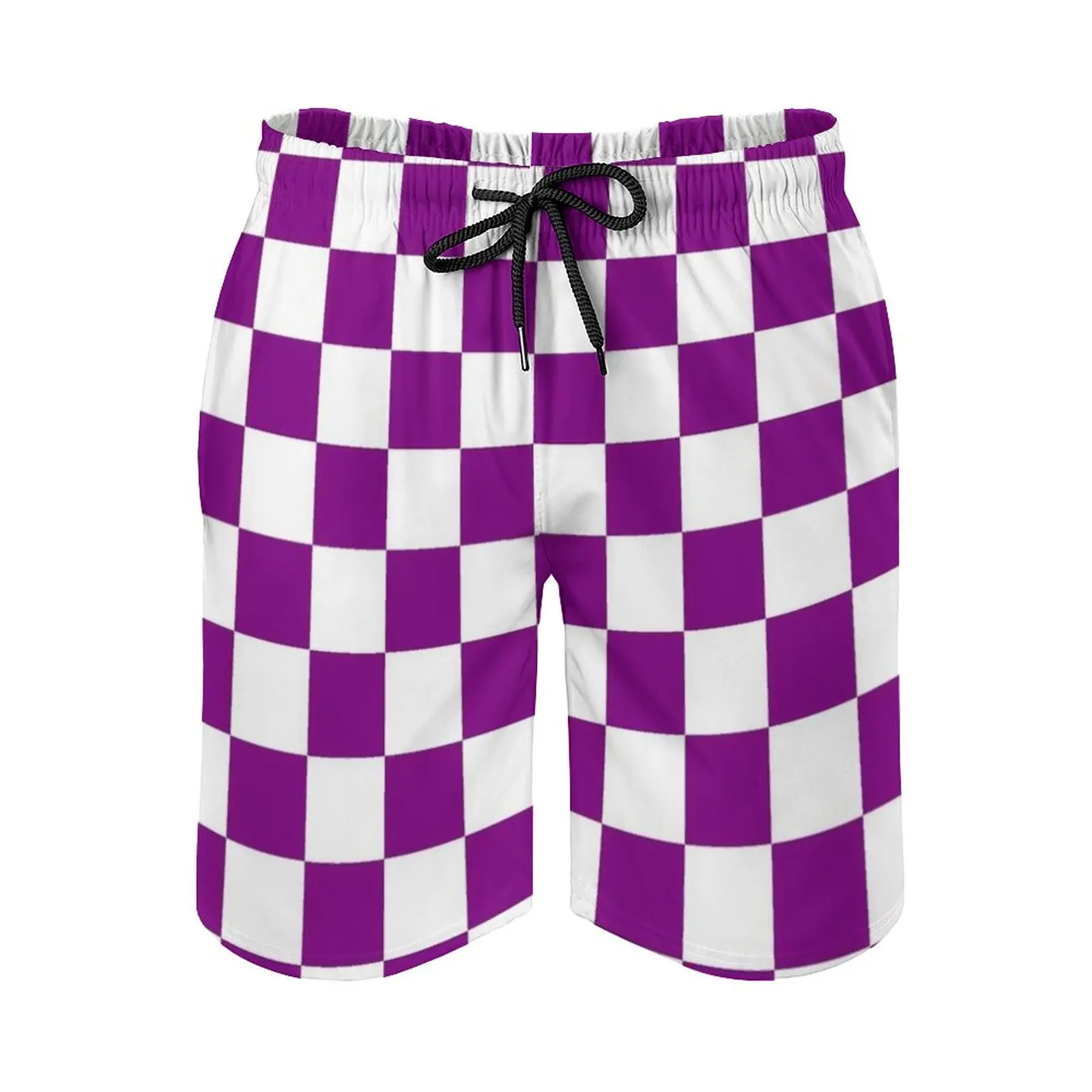 Purple And White Checkerboard Pattern Quick Dry Summer Mens Beach Board Shorts Briefs For Man Gym Pants Shorts Purple White
Purple And White Checkerboard Pattern Quick Dry Summer Mens Beach Board Shorts Briefs For Man Gym Pants Shorts Purple White