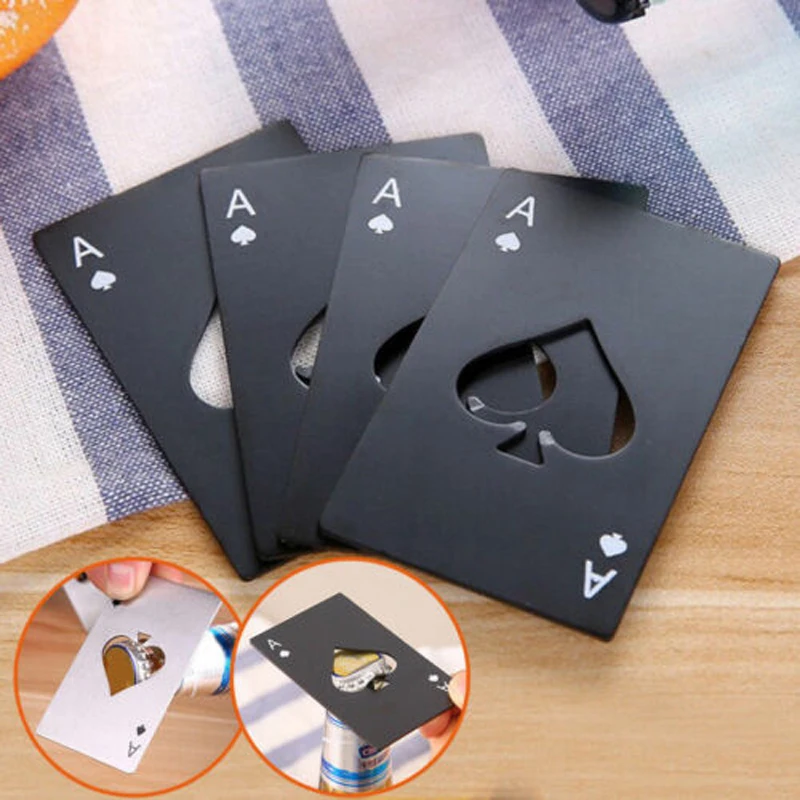 Tool pocket opener card spade A credit wallet multipurpose edc bottle beer gadget multi kit multitool poker gear
Tool pocket opener card spade A credit wallet multipurpose edc bottle beer gadget multi kit multitool poker gear