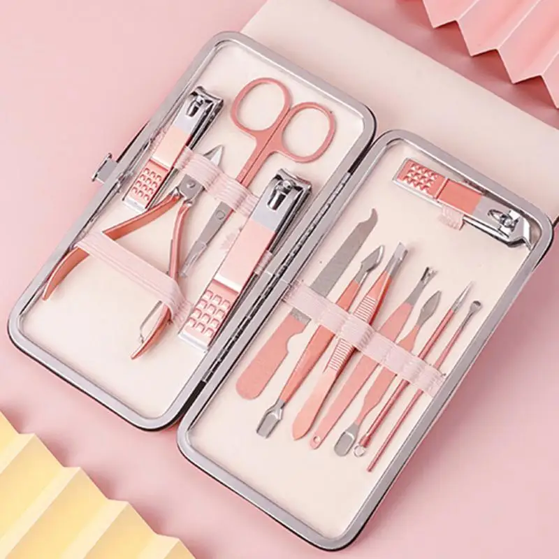 With Folding Bag Manicure Kits Box-packed Manicure Tools Stainless Steel Nail Clippers Set High Quality Nail Cutter Set
With Folding Bag Manicure Kits Box-packed Manicure Tools Stainless Steel Nail Clippers Set High Quality Nail Cutter Set