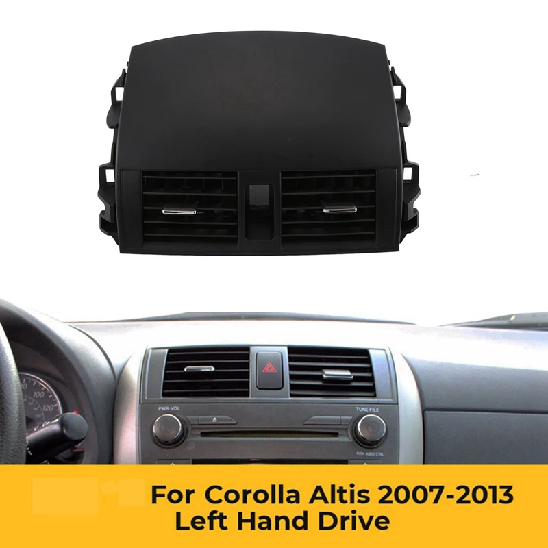 Car Central Dash A/C Air Vents Outlet Grille Panel+Chrome Trim Strip Car Accessories Plastic For Toyota Corolla Altis 2007-2013
Car Central Dash A/C Air Vents Outlet Grille Panel+Chrome Trim Strip Car Accessories Plastic For Toyota Corolla Altis 2007-2013