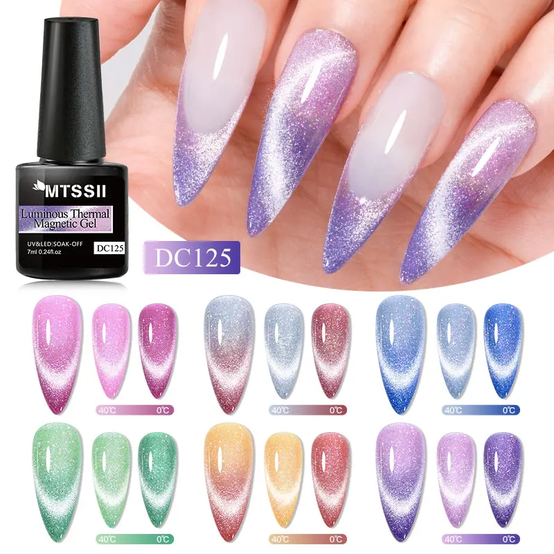 7ML Luminous Thermal Cat Magnetic Gel Pink Temperature Color-Changing Gel Nail Polish Glow In Dark Nail Art Gel Varnish Manicure
7ML Luminous Thermal Cat Magnetic Gel Pink Temperature Color-Changing Gel Nail Polish Glow In Dark Nail Art Gel Varnish Manicure