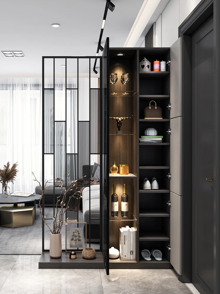 Entrance porch cabinet shoe cabinet integrated small family partition cabinet light luxury screen partition living room wine
Entrance porch cabinet shoe cabinet integrated small family partition cabinet light luxury screen partition living room wine