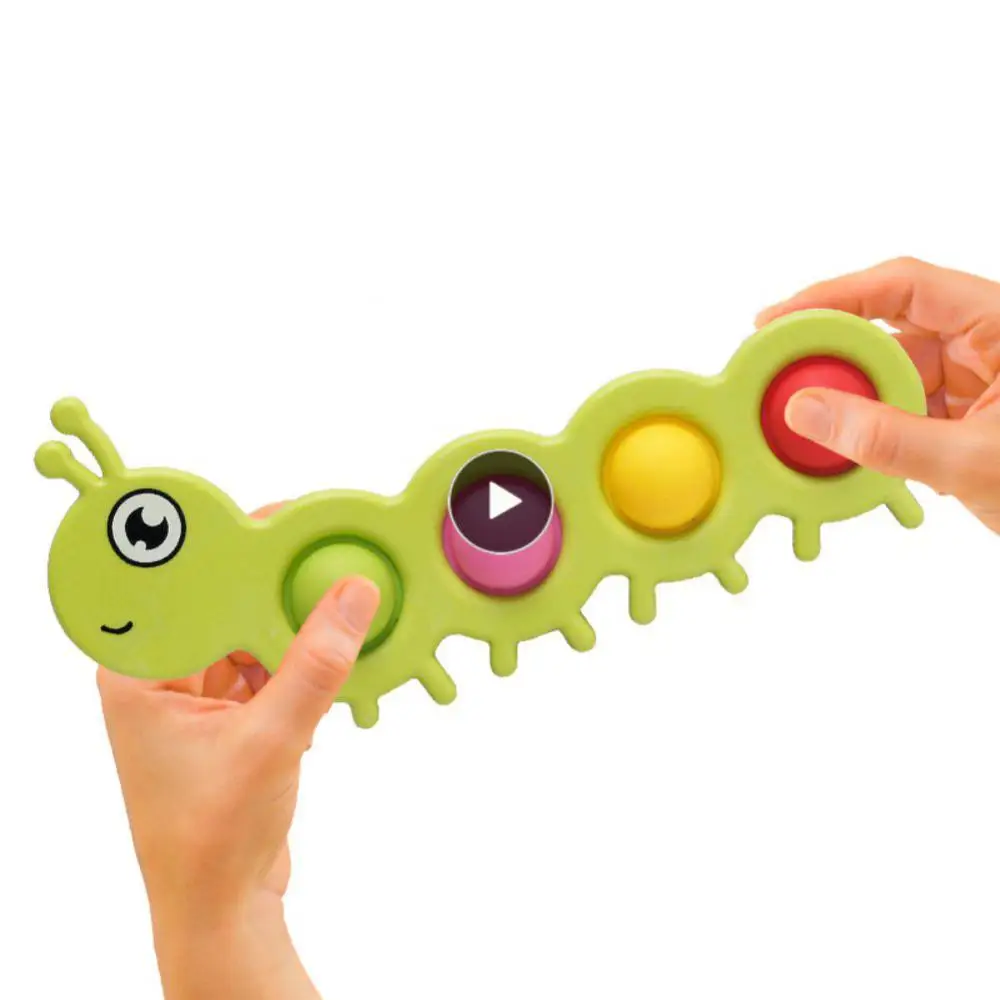 Relieve Anxiety Baby Pressing Toy Cartoon Silicone Bubble Colorful Creative Carpenterworm Stress Relieving Toy Children Toy
Relieve Anxiety Baby Pressing Toy Cartoon Silicone Bubble Colorful Creative Carpenterworm Stress Relieving Toy Children Toy