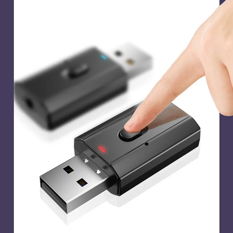 5.0 Bluetooth Adapter USB Wireless Bluetooth Transmitter Receiver Music Audio For PC TV Car Hands-free 3.5mm AUX Adapter
5.0 Bluetooth Adapter USB Wireless Bluetooth Transmitter Receiver Music Audio For PC TV Car Hands-free 3.5mm AUX Adapter