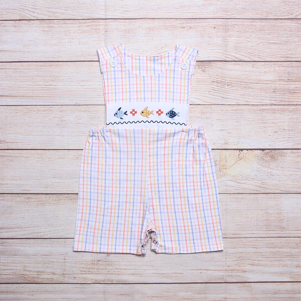 Baby Boy Clothes Boy Romper Boys Spring And Summer Jumpsuit Outfit Cute Fish Embroidered Romper Multicolor Stripes Boy Clothing
Baby Boy Clothes Boy Romper Boys Spring And Summer Jumpsuit Outfit Cute Fish Embroidered Romper Multicolor Stripes Boy Clothing