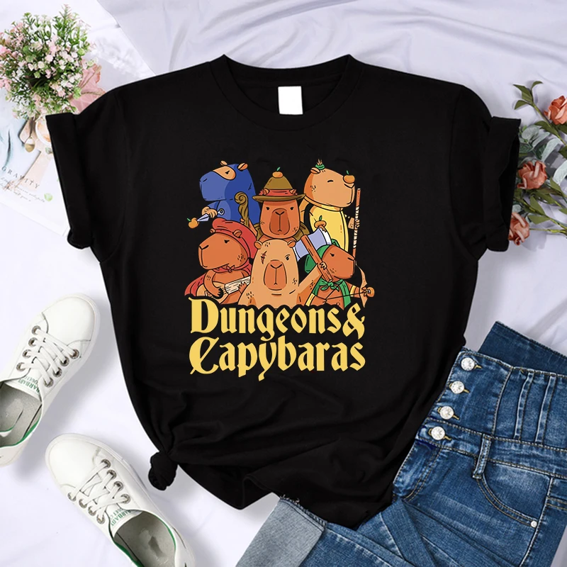 Women Fun animals capybara T Shirt Girl Graphic Printed Fashion Harajuku 2023 Clothes Causal Female Y2K Tops Tee
Women Fun animals capybara T Shirt Girl Graphic Printed Fashion Harajuku 2023 Clothes Causal Female Y2K Tops Tee