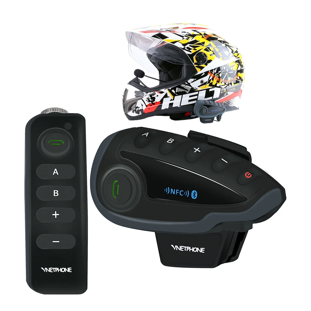 EJEAS V8 Bluetooth Intercom Headset With 1200M BT Interphone Communicator Motorcycle Helmet Speaker Communicator For 5 Riders
EJEAS V8 Bluetooth Intercom Headset With 1200M BT Interphone Communicator Motorcycle Helmet Speaker Communicator For 5 Riders