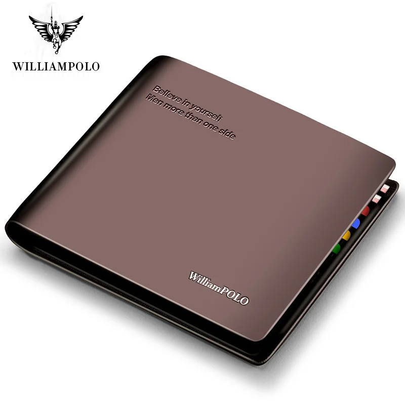 WILLIAMPOLO Men's Short leather business series horizontal fashion 20% off wallet
WILLIAMPOLO Men's Short leather business series horizontal fashion 20% off wallet