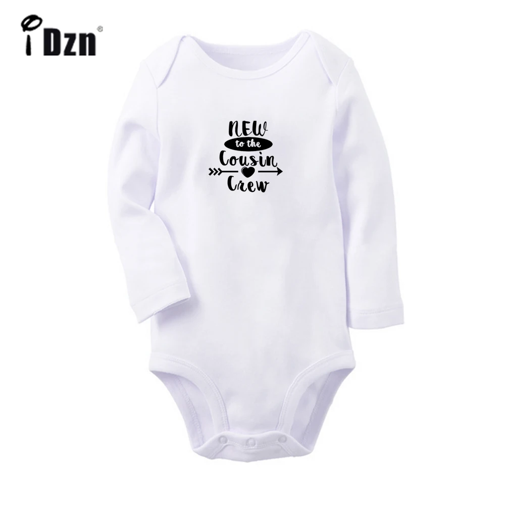 New to the Cousin Crew Cute Baby Rompers Baby Boys Girls Fun Print Bodysuit Infant Long Sleeves Jumpsuit Kids Soft Clothes
New to the Cousin Crew Cute Baby Rompers Baby Boys Girls Fun Print Bodysuit Infant Long Sleeves Jumpsuit Kids Soft Clothes