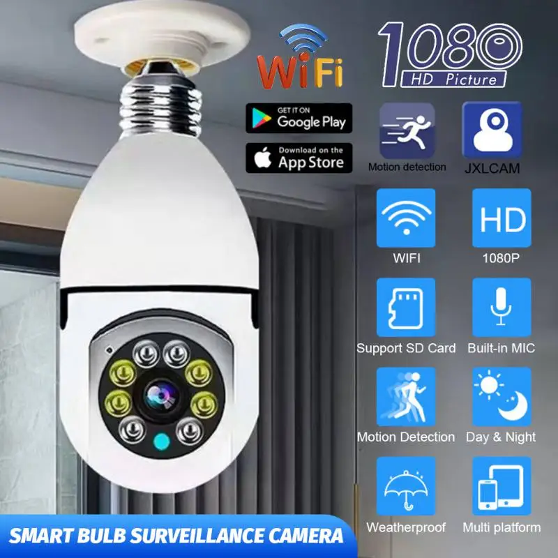 Support Wifi Smart Bulb Local Remote Playback Easy To Installed 2.4ghz Wifi Is Supported Smart Bulb Surveillance Camera
Support Wifi Smart Bulb Local Remote Playback Easy To Installed 2.4ghz Wifi Is Supported Smart Bulb Surveillance Camera