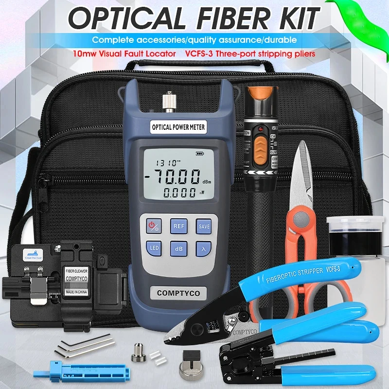 Free shipping Fiber Optic Tool Kit Fiber Optica Power Meter and 10mW Visual Fault Locator pen AUA-X2 black FTTH tool visual
Free shipping Fiber Optic Tool Kit Fiber Optica Power Meter and 10mW Visual Fault Locator pen AUA-X2 black FTTH tool visual