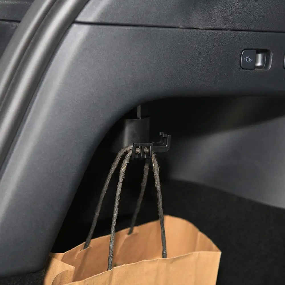 1pc Car Hook Anti-swinging Shopping Bag Hanger Trunk Storage Hook Black ABS High Quality Accessories For Tesla Model Y 2021
1pc Car Hook Anti-swinging Shopping Bag Hanger Trunk Storage Hook Black ABS High Quality Accessories For Tesla Model Y 2021