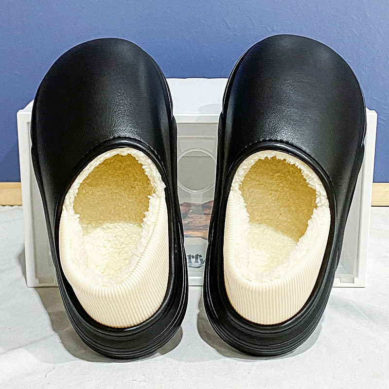 Fashion Warmth Men Slipper Waterproof Upper Couple Slides Padded Fleece Multicolor Non-Slip Rubber Outsole Winter Zapatillas
Fashion Warmth Men Slipper Waterproof Upper Couple Slides Padded Fleece Multicolor Non-Slip Rubber Outsole Winter Zapatillas
