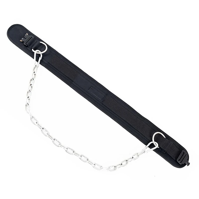 Buckle Dip Belt For Weight Lifting - Heavy Duty Steel Chain (32.6Inch) With Comfortable EVA Waist Support
Buckle Dip Belt For Weight Lifting - Heavy Duty Steel Chain (32.6Inch) With Comfortable EVA Waist Support
