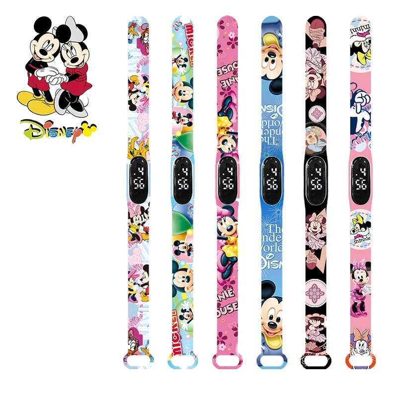 Disney Mickey Mouse Children Cartoon Digital Wristband Electronic Watch Waterproof LED Watch Christmas Gift Toys
Disney Mickey Mouse Children Cartoon Digital Wristband Electronic Watch Waterproof LED Watch Christmas Gift Toys