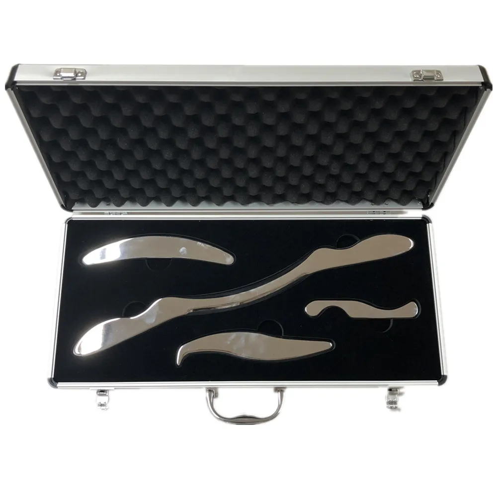 Stainless Steel Guasha Scraping Massage Tool Set Metal Gua Sha Tools 4pcs
Stainless Steel Guasha Scraping Massage Tool Set Metal Gua Sha Tools 4pcs