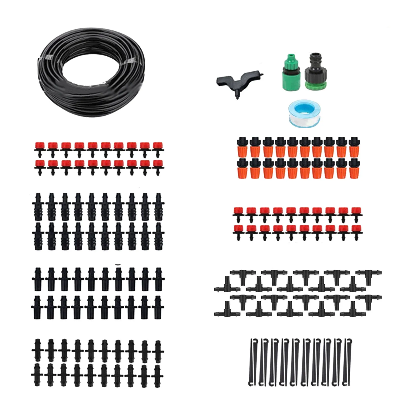 Irrigation Micro Watering Drip System Garden Plant Hose Automatic Kit Greenhouse Faucet Connectors Garden Watering System
Irrigation Micro Watering Drip System Garden Plant Hose Automatic Kit Greenhouse Faucet Connectors Garden Watering System