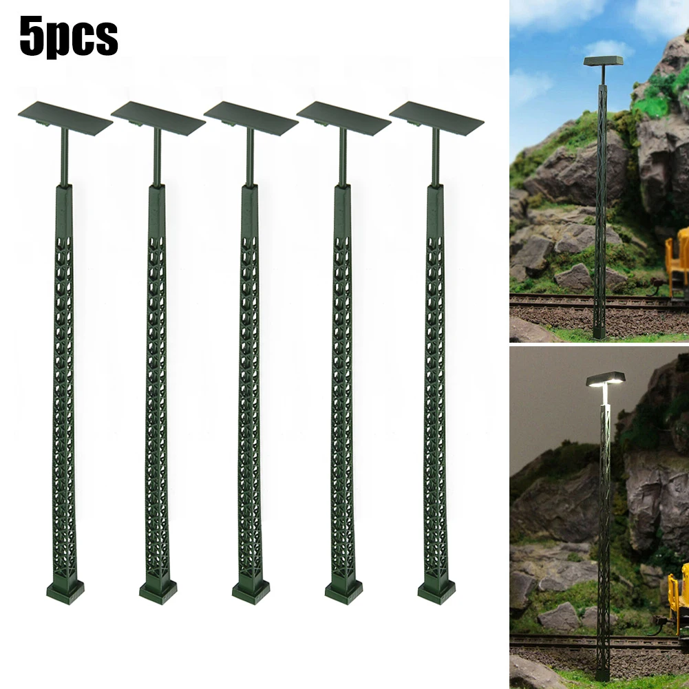 5Pc Model Railway Lights Lattice Mast Light Gauge H0 Light Layout Model Building Decorative Street Lamp
5Pc Model Railway Lights Lattice Mast Light Gauge H0 Light Layout Model Building Decorative Street Lamp