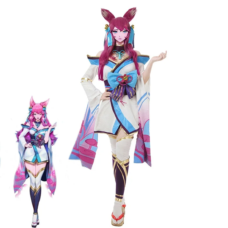 Game LOL Spirit Blossom Ahri Cosplay Costume Game LOL Ahri Cosplay Costume Sexy The Nine-Tailed Fox Women Dress Halloween Girl
Game LOL Spirit Blossom Ahri Cosplay Costume Game LOL Ahri Cosplay Costume Sexy The Nine-Tailed Fox Women Dress Halloween Girl