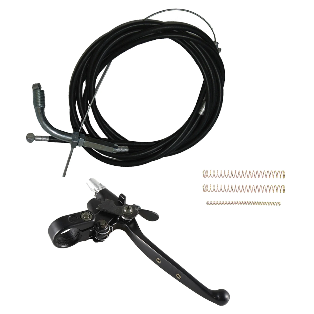 Left Clutch Lever W/ Lock Throttle & Clutch Cable Set Fits 49cc 60cc 66cc 80cc Motorized Bike
Left Clutch Lever W/ Lock Throttle & Clutch Cable Set Fits 49cc 60cc 66cc 80cc Motorized Bike