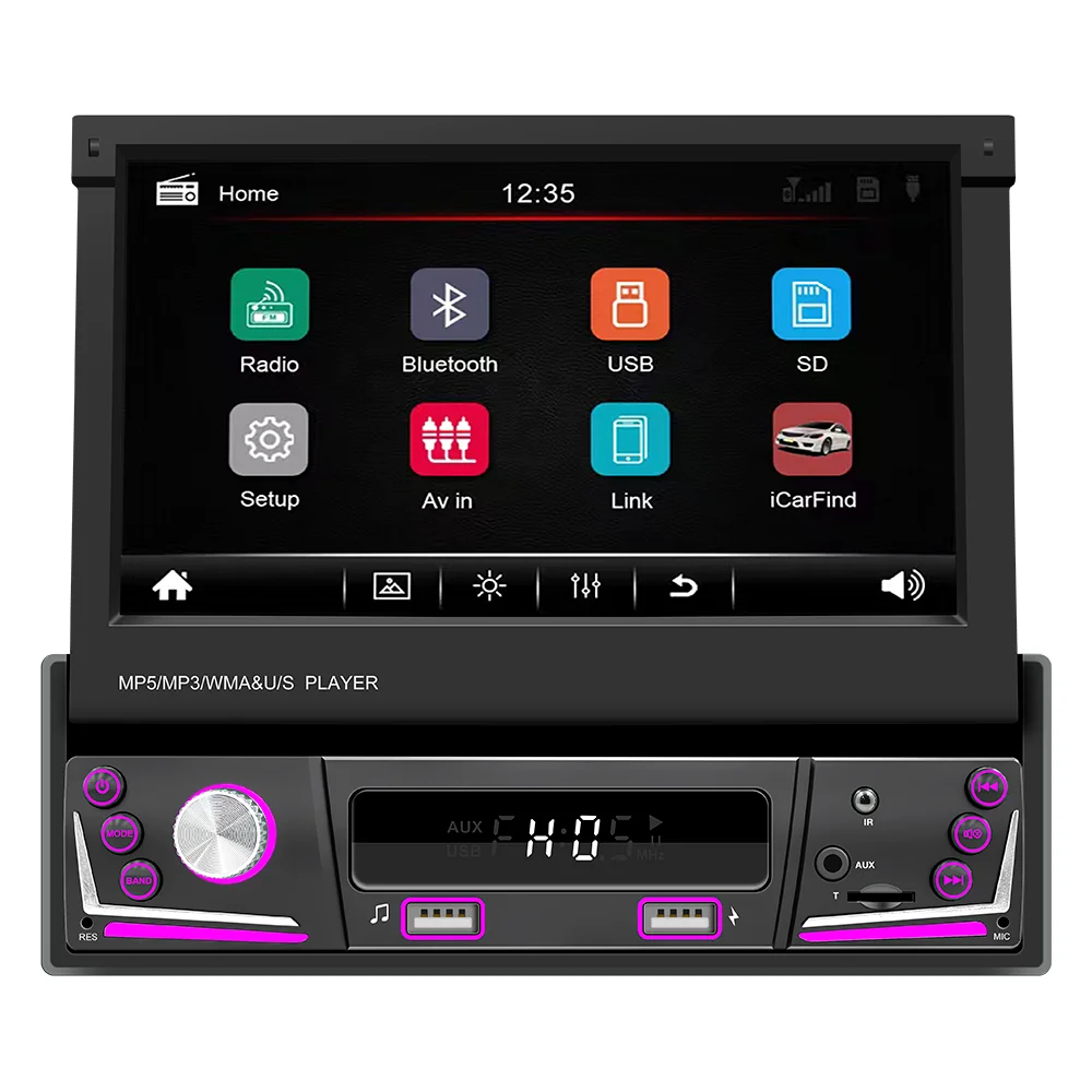 7 Inch Telescopic ScreeCar Stereo Bluetooth Touch Screen FM Radio Car MP5 Player Car Entertainment Multimedia Telescopic Screen
7 Inch Telescopic ScreeCar Stereo Bluetooth Touch Screen FM Radio Car MP5 Player Car Entertainment Multimedia Telescopic Screen