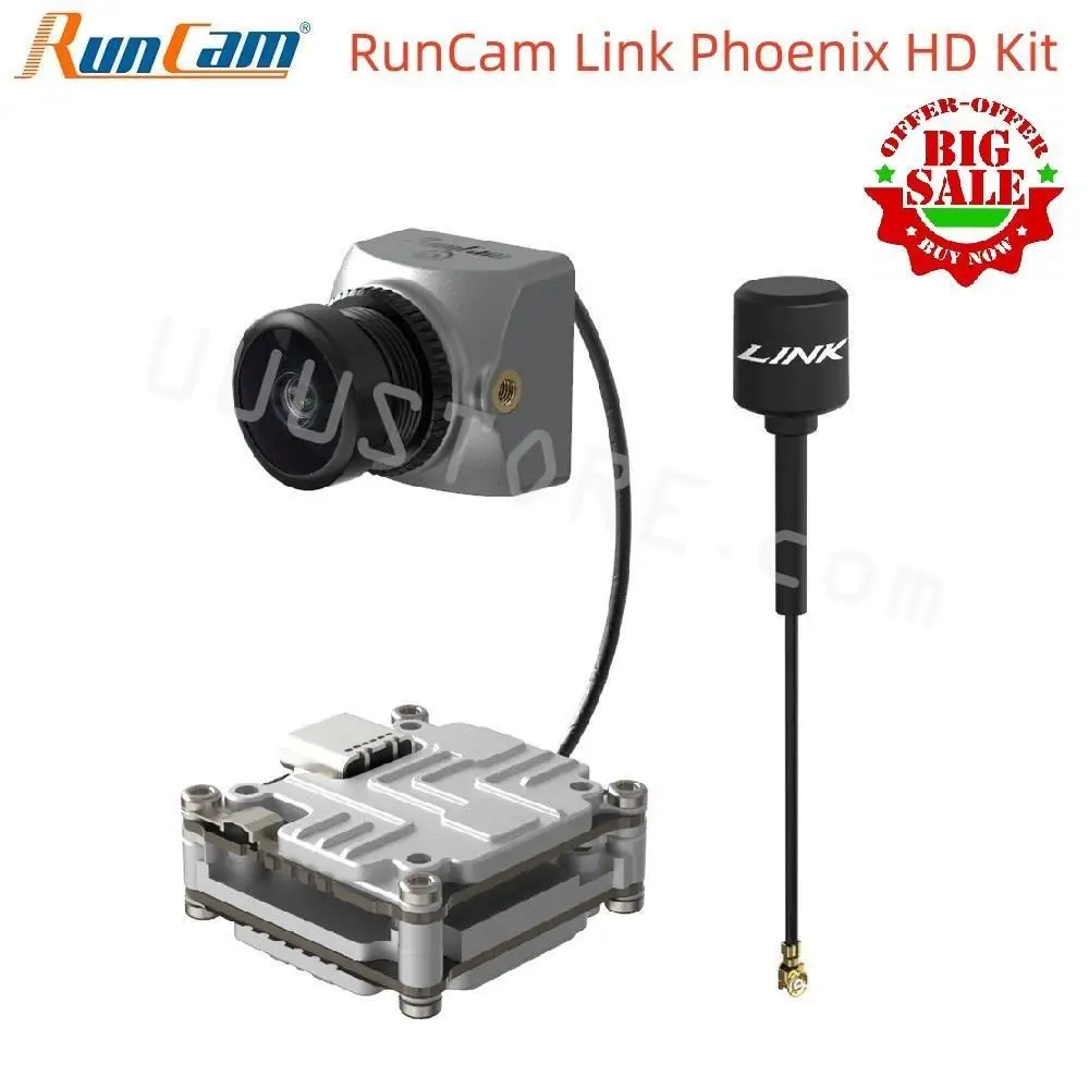 RunCam Link Phoenix HD Kit 1280*720@60fps Digital Up to 4km 32ms Low Lantency 5.8ghz ipex antenna for DJI FPV Unit Caddx Vista
RunCam Link Phoenix HD Kit 1280*720@60fps Digital Up to 4km 32ms Low Lantency 5.8ghz ipex antenna for DJI FPV Unit Caddx Vista