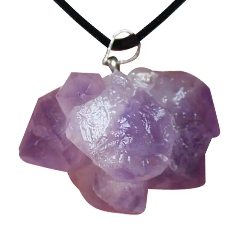 Natural Amethyst Pendant Quartz Point Crystal Cluster Pendant Healing Specimen Natural Stones Minerals Gifts For Men Women
Natural Amethyst Pendant Quartz Point Crystal Cluster Pendant Healing Specimen Natural Stones Minerals Gifts For Men Women