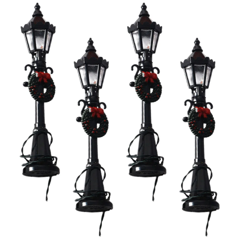 Street Lamp Light Minipost Christmas Lights Miniature Micro Train Lamps Model Landscape House Railway Village Lantern
Street Lamp Light Minipost Christmas Lights Miniature Micro Train Lamps Model Landscape House Railway Village Lantern
