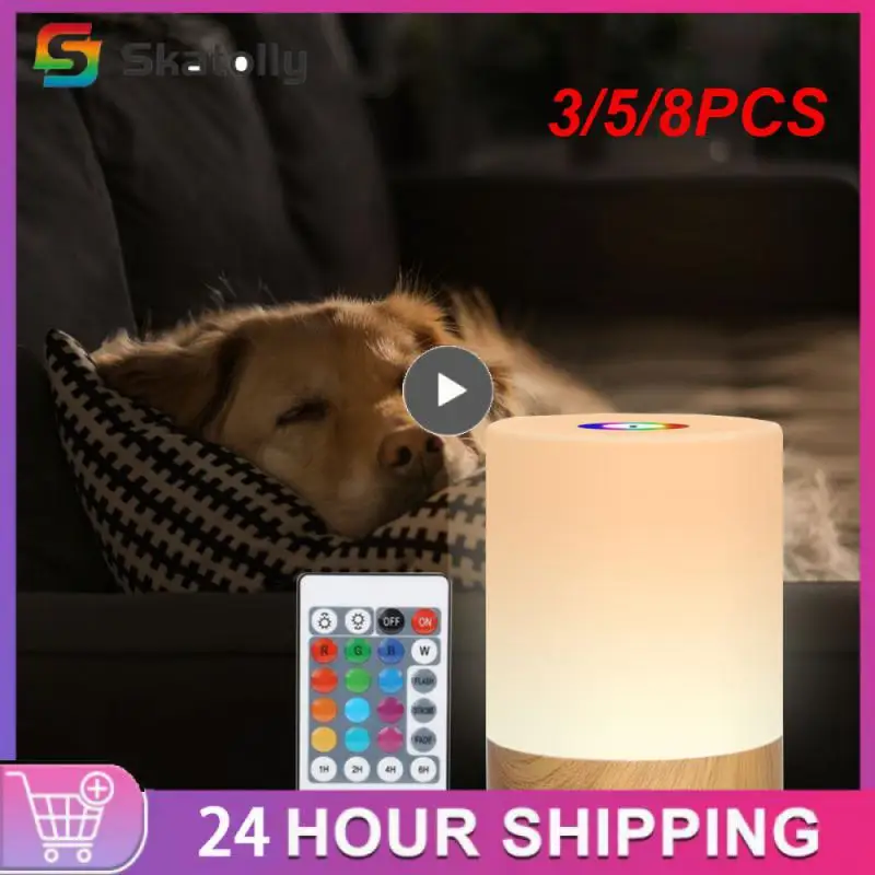 3/5/8PCS Night Light Led Smart Night Lamp Remote Control Dimmable Bedside Lamp Smart Home Bedroom Lamp Touch 5v / 1a Table Lamp
3/5/8PCS Night Light Led Smart Night Lamp Remote Control Dimmable Bedside Lamp Smart Home Bedroom Lamp Touch 5v / 1a Table Lamp
