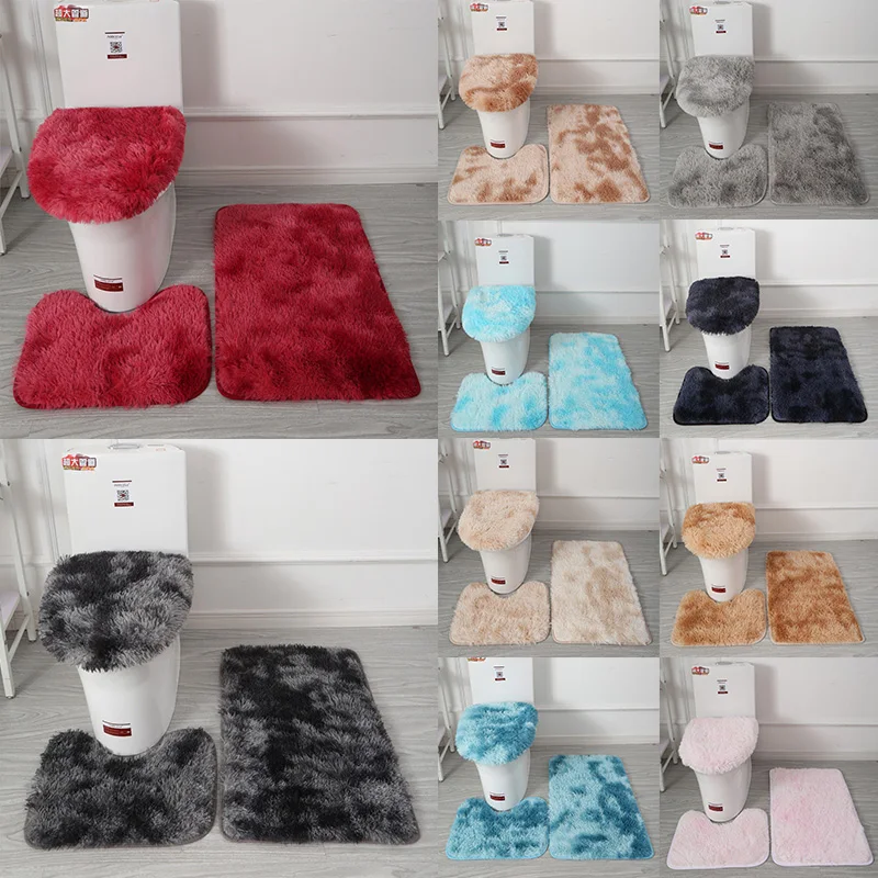 Hairy Floor U-shaped Floor Bathroom Supplies Soft Solid Color Toilet Bath Three-piece Bathroom Toilet Seat Cushion Door Mat
Hairy Floor U-shaped Floor Bathroom Supplies Soft Solid Color Toilet Bath Three-piece Bathroom Toilet Seat Cushion Door Mat