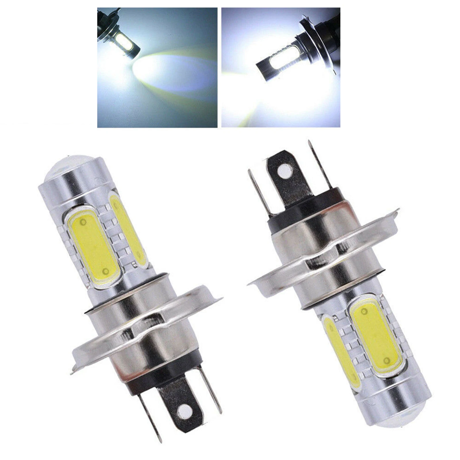 Super Bright H4 9003 6000K High Power COB LED Bulb White High/Low beam Light Car Motorcycle Headlight Fog Light Plug And Play
Super Bright H4 9003 6000K High Power COB LED Bulb White High/Low beam Light Car Motorcycle Headlight Fog Light Plug And Play