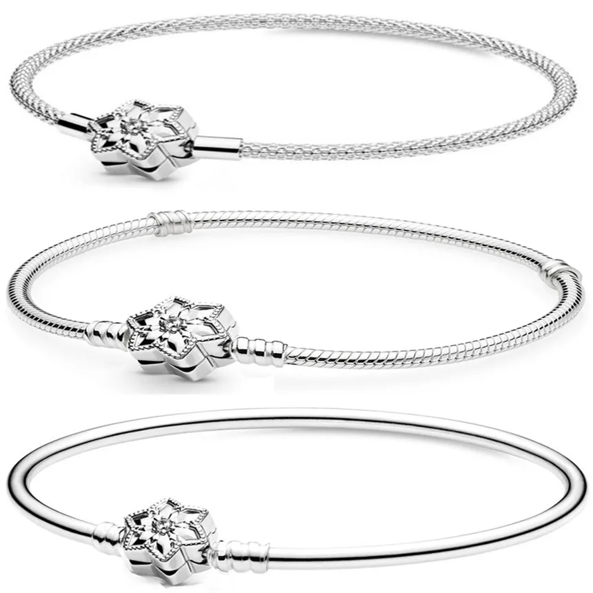 Authentic 925 Sterling Silver Moments Bright Snowflake With Crystal Mesh Bracelet Fit Women Bead Charm Fashion Jewelry
Authentic 925 Sterling Silver Moments Bright Snowflake With Crystal Mesh Bracelet Fit Women Bead Charm Fashion Jewelry