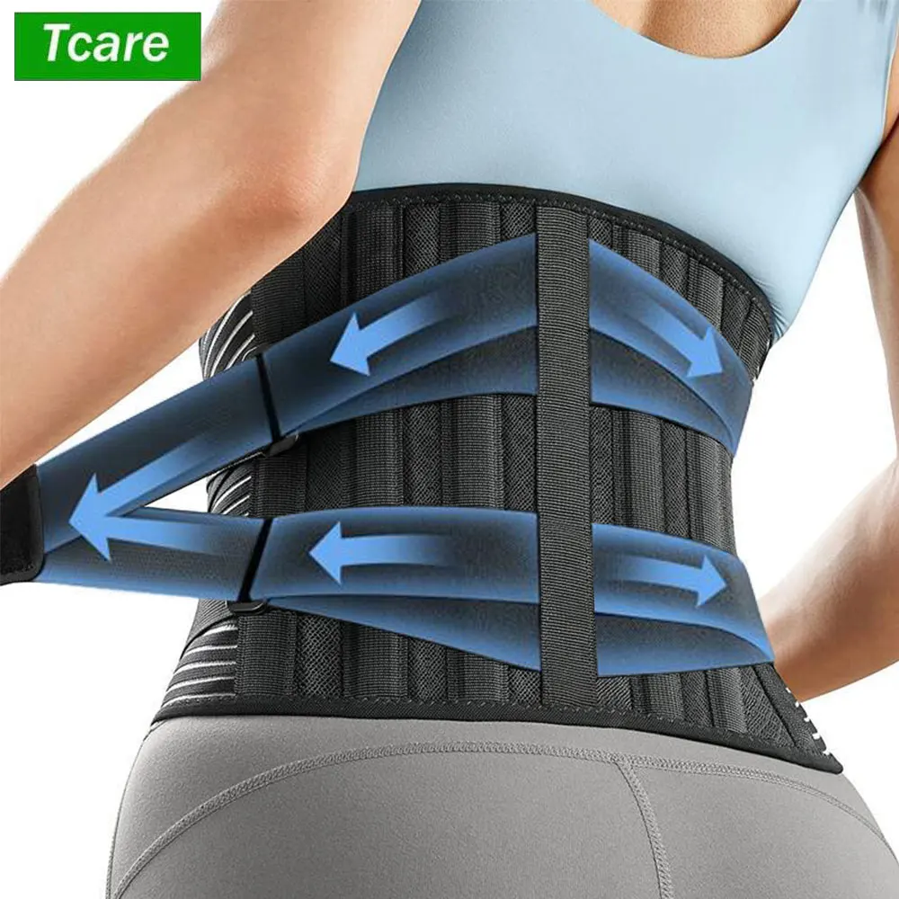 Tcare Sports Lumbar Back Belt Lower Back Pain Relief with 6 Stays Men Women Waist Support Belt Anti-skid Sciatica Lumbar Support
Tcare Sports Lumbar Back Belt Lower Back Pain Relief with 6 Stays Men Women Waist Support Belt Anti-skid Sciatica Lumbar Support