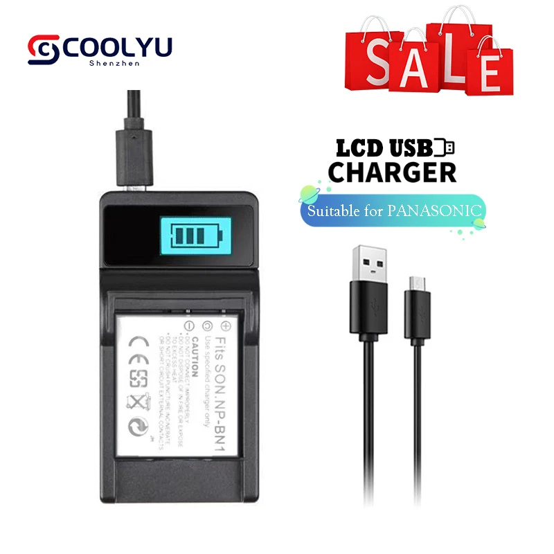 

USB Cable LCD Battery Charger CGA-S008E DMW-BCE10 Recharge For Panasonic Lumix DMC-FX520 FS20 FX37 FX55 FX500 FS5 FX30 FX33