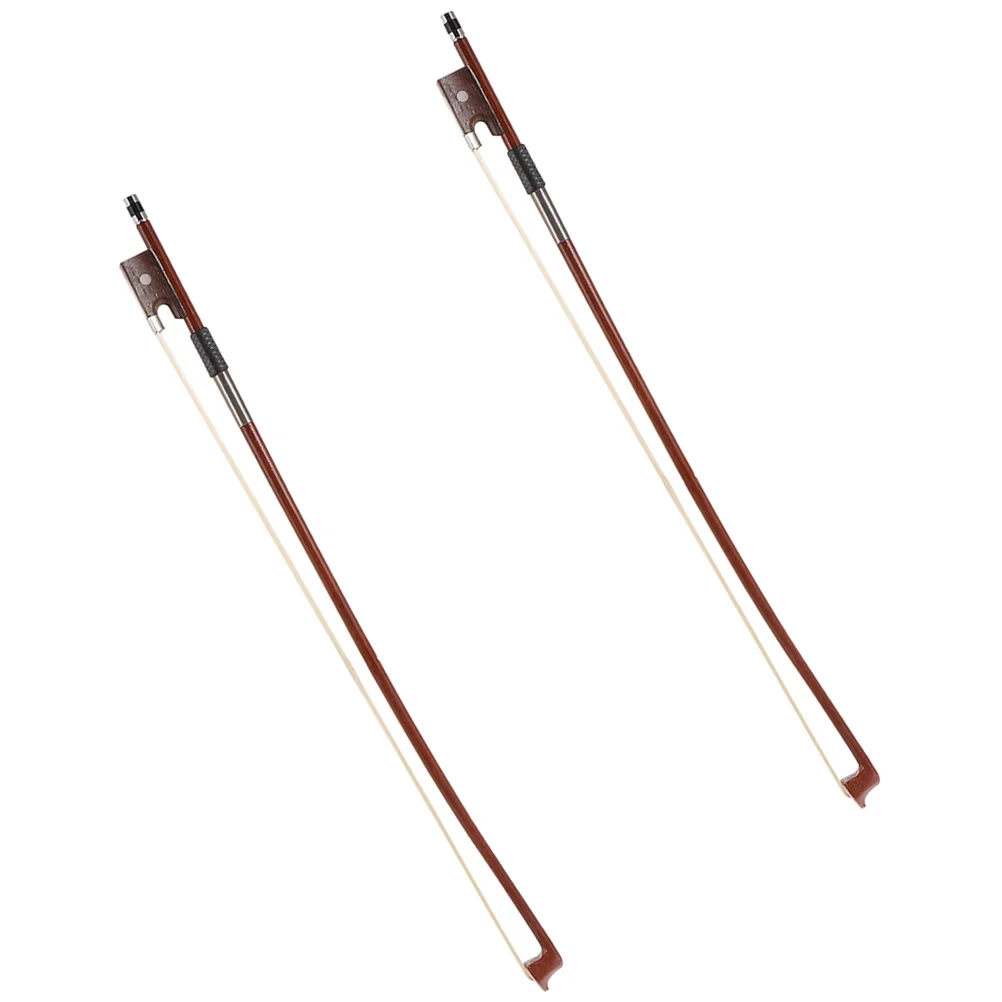 2 Pcs Wooden Violin Bow Parts Musical Accessories Instrument Red Sandalwood Replacement Supply Student
2 Pcs Wooden Violin Bow Parts Musical Accessories Instrument Red Sandalwood Replacement Supply Student