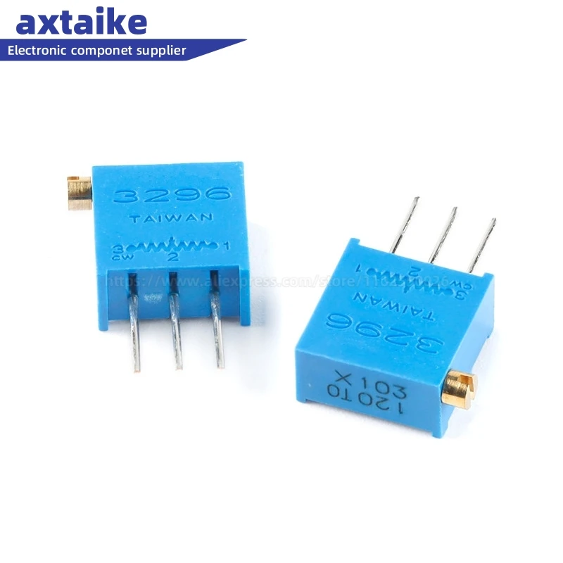 10PCS 3296 3296X 102 103 Potentiometer resistanceohm Trimpot Trimmer 1K 2K 5K 10K 20K 50K 100K 200K 500K 1M 100R 200R 500 ohm
10PCS 3296 3296X 102 103 Potentiometer resistanceohm Trimpot Trimmer 1K 2K 5K 10K 20K 50K 100K 200K 500K 1M 100R 200R 500 ohm