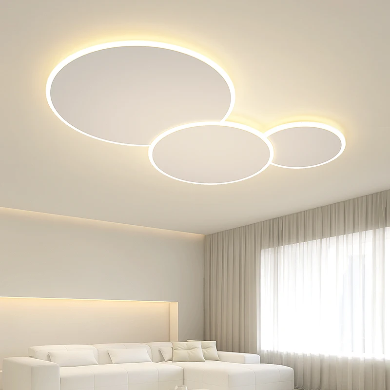 Modern LED Chandelier For Living Room Bedroom Study Home White Round/Square Ceiling Lamp With Remote Control Dimmable Lighting
Modern LED Chandelier For Living Room Bedroom Study Home White Round/Square Ceiling Lamp With Remote Control Dimmable Lighting
