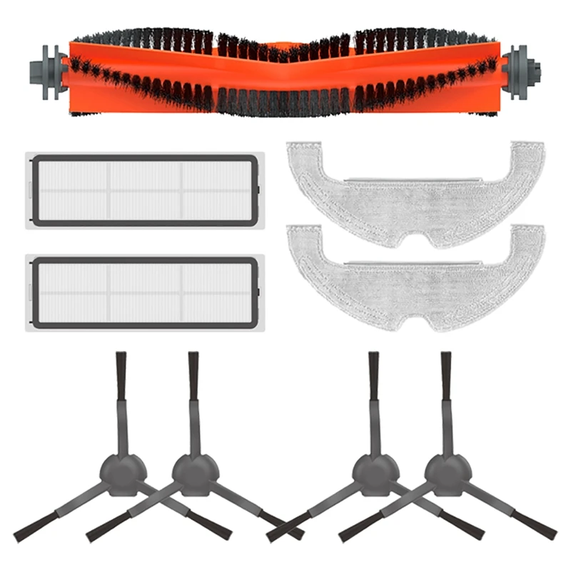 Main Brush Side Brushes HEPA Filter Mop Cloth For XIAOMI Dreame L10 Plus Robot Vacuum Cleaner Accessories
Main Brush Side Brushes HEPA Filter Mop Cloth For XIAOMI Dreame L10 Plus Robot Vacuum Cleaner Accessories