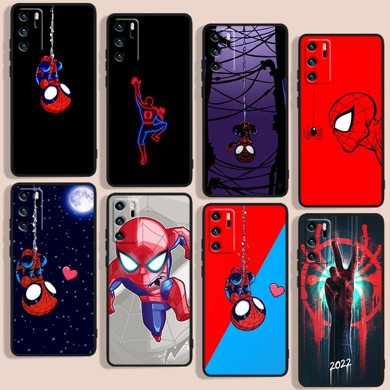Handsome Marvel hero SpiderMan Phone Case For Huawei P10 P20 P30 P40 P50 Lite Pro 2019 Plus Lite E 5G Black luxury Silicone Back
Handsome Marvel hero SpiderMan Phone Case For Huawei P10 P20 P30 P40 P50 Lite Pro 2019 Plus Lite E 5G Black luxury Silicone Back