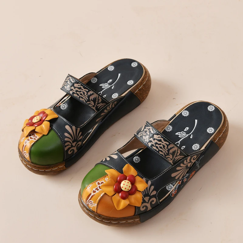 2022 Summer New Flat Bottom Candy Color Flower Ethnic Style Slipper Retro Sandals Zapatos De Mujer Ladies Shoes Sandal Flat with
2022 Summer New Flat Bottom Candy Color Flower Ethnic Style Slipper Retro Sandals Zapatos De Mujer Ladies Shoes Sandal Flat with
