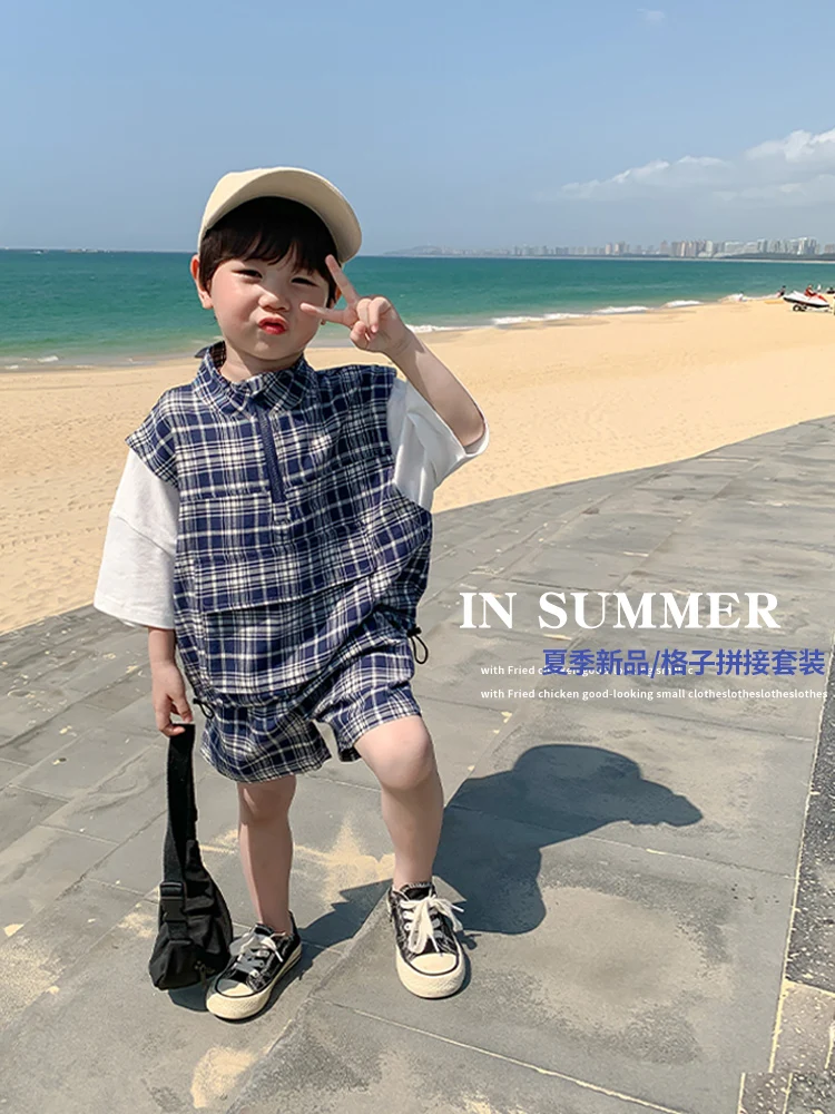 Children's Clothing Boys' Sportswear Suit 2022 Summer Short Sleeve Handsome Little Kids' Thin Type Baby Clothing Trendy
Children's Clothing Boys' Sportswear Suit 2022 Summer Short Sleeve Handsome Little Kids' Thin Type Baby Clothing Trendy